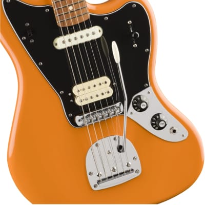 Fender Player Series Jaguar, Pau Ferro Fingerboard, Capri Orange Finish - MIM image 3