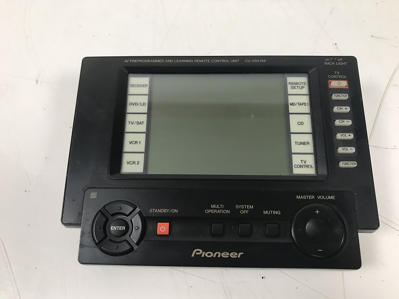 Pioneer Pre-Programmed And Learning Remote Control Unit CU-VSX158 image 1