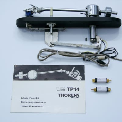 Thorens TP14 tonearm with TD124 board image 9