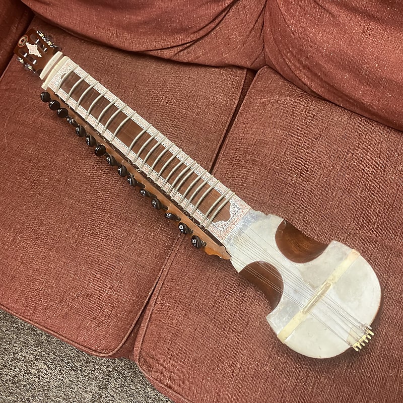 Bina Musical Instruments Esraj Indian Bowed Stringed Reverb