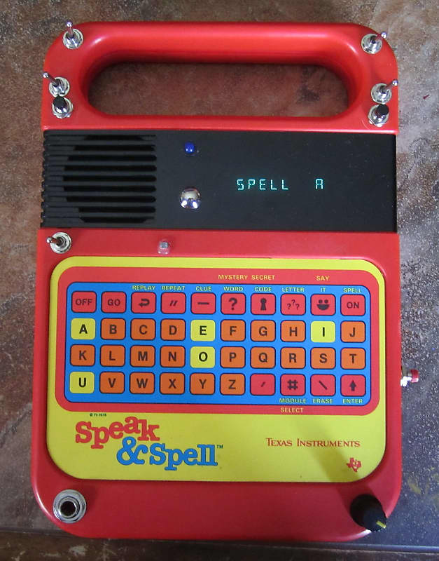 Circuit Bent Modified Texas Instruments Speak & Spell Talking | Reverb