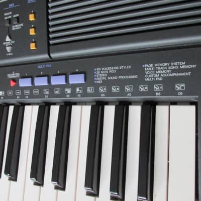 Yamaha PSR-500 Portatone Workstation Keyboard Piano Synth MIDI IN ORIGINAL BOX 1990s image 6
