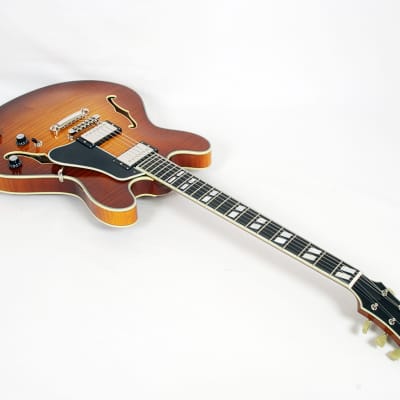 Eastman T486-GB Goldburst Deluxe 16" Thinline Hollowbody With Hard Case #02547 @ LA Guitar Sales. image 1