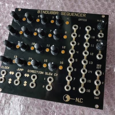 Nonlinearcircuits Bindubba Cartesian gate and trigger sequencer (no slew) gloss black NLC image 1