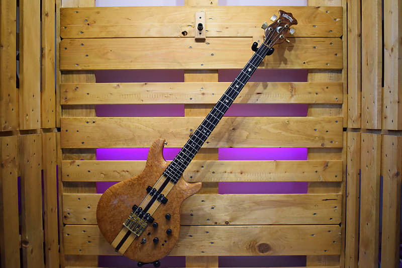 Moonstone Eclipse Deluxe 1981 - Natural Premium E-Bass USA 1 of 124 image 1