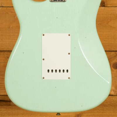 Fender Custom Shop Ltd 60 Stratocaster Journeyman Faded Aged Surf Green image 2