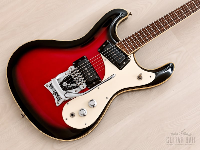 2000s Mosrite USA Ventures Model Mark I 1964 Vintage Reissue Red Sunburst w/ Vibramute, Fillmore image 1
