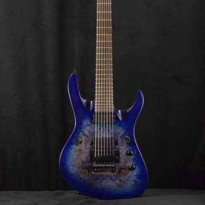 Jackson Pro Series Signature Chris Broderick Soloist 7P Transparent Blue image 2