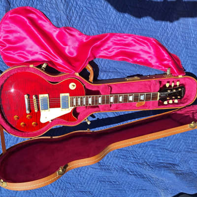 Epiphone Les Paul Std. 2000 - Wine Red with Gibson Hard Case image 21