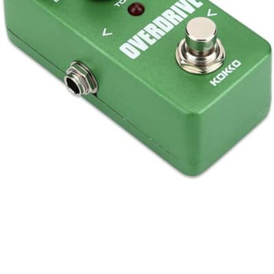 Guitar Mini Effects Pedal Over Drive - Warm and Natural Tube Overdrive Effect Sound Processor Portable Accessory for Guitar and Bass, Exclude Power Adapter Green - FOD3 image 4