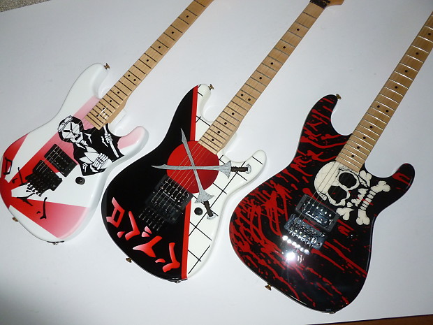 Charvel Ratt Warren Demartini Multi Colored ALL 3 MODELS