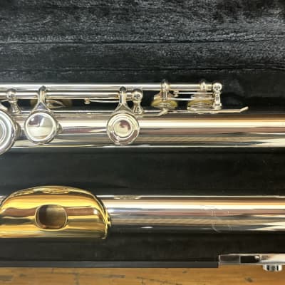 Armstrong 800BEF Step-Up Model Split E Open-Hole Flute with B Foot, Offset G 2010s - Sterling Silver image 3