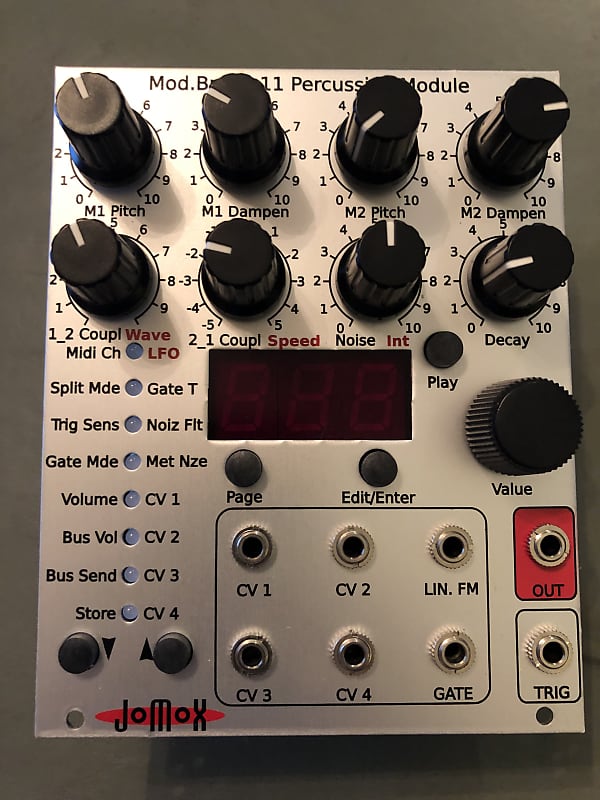 JoMox Modbrane 11 Percussion Eurorack Module Excellent and Hard To