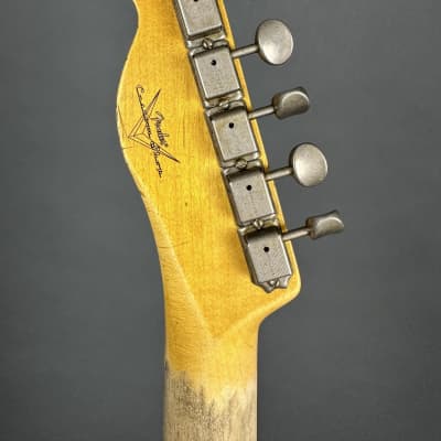 Fender Custom Shop Roast Pine Double Esquire Relic - Aged Black image 7