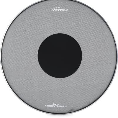 RTOM Low Volume Mesh Bass Drumhead - 20 inch image 1