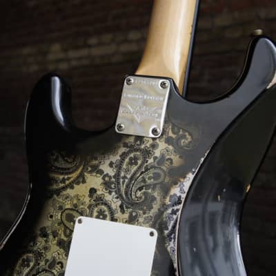 Fender Custom Shop Limited Edition '68 Black Paisley Stratocaster, Relic - Black Paisley image 10