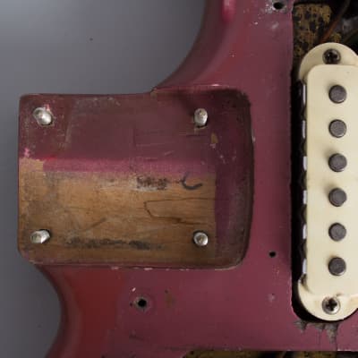 Fender Jaguar Solid Body Electric Guitar (1964), ser. #L29969, original brown tolex hard shell case. image 17