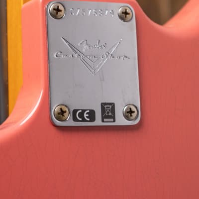 Fender Custom Shop '62 Jazzmaster Journeyman Relic, RW - Super Faded Aged Fiesta Red image 6