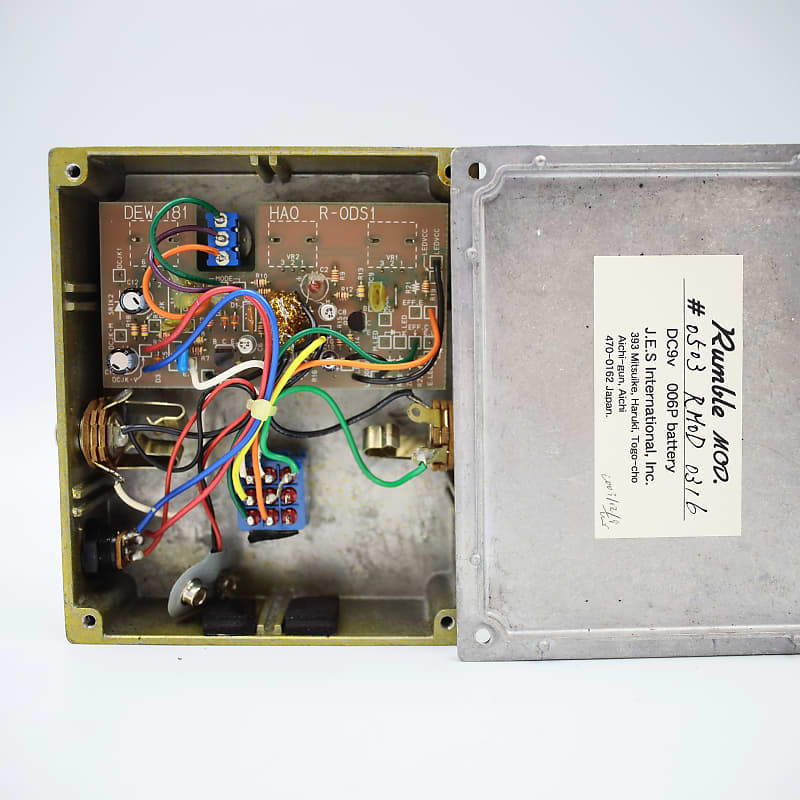 HAO Rumble Mod. Overdrive Guitar Effect Pedal 0503RMOD0316
