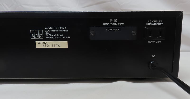 ADC SS-412X 　イコライザー　美品 ADC Equalizer SS-412X Rare Vintage Audiophile - Made in USA