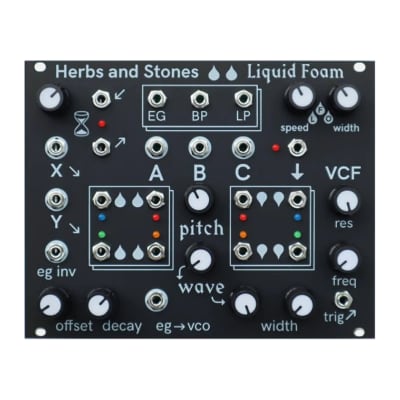 Herbs & Stones Liquid Foam Synthesizer (Eurorack Module) image 1