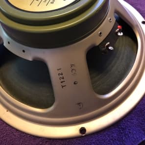 FOUR Vintage Celestion Pre-Rola Greenback 12” speakers T1221 RARE metal dust caps 25 watt 16 ohm image 6