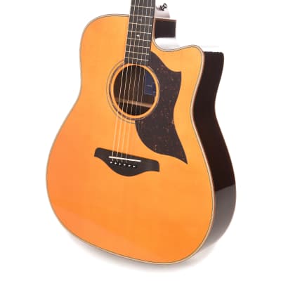 Yamaha A Series A5R A.R.E Dreadnought Cutaway Acoustic/Electric Vintage Natural image 2