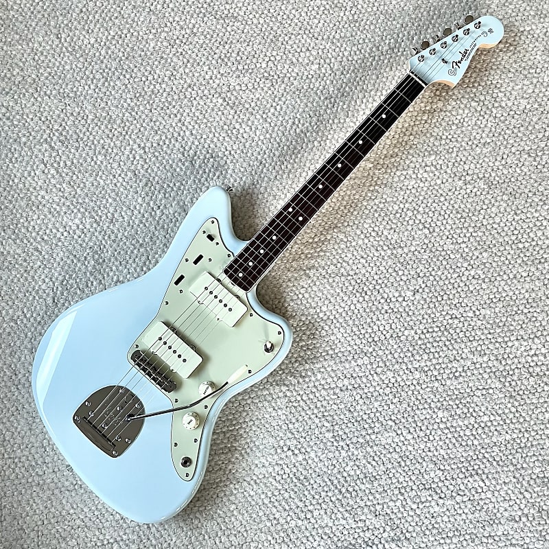 Fender Japan FSR Jazzmaster - Neck Binding & Sonic Blue with Matching  Headstock