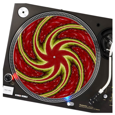 Sunshine Design Twist DJ Turntable Slipmat for LP Vinyl Record