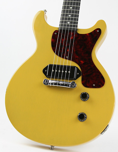 Les paul jr double outlet cut tv yellow