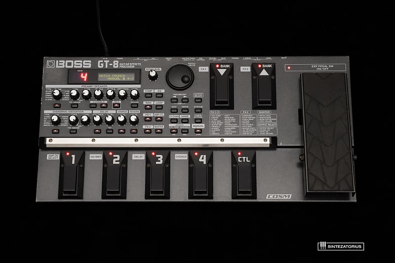 BOSS GT-8 ギターエフェクター ACアダプター付き BOSS GT-8 Guiter Effects Processor マルチエフェクター AC