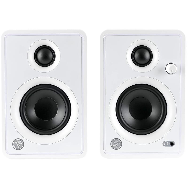 Mackie CR3-XBT Powered Bluetooth Studio Monitors, Limited Edition White, Pair image 1
