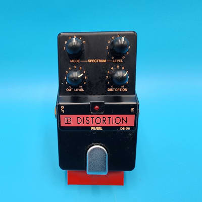 Rare Vintage 1980s Pearl DS-06 Distortion Guitar Effect Pedal Bass MIJ Overdrive image 1