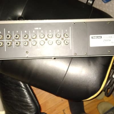 Tascam M-1B Line Mixer 80's-era unbalanced RCA 80's dark metallic with cute knobs image 2