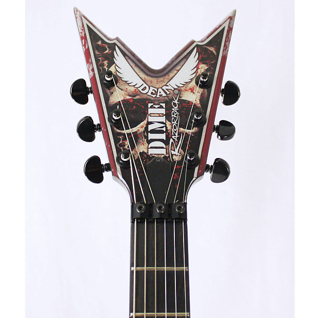 Dean USA Dime Razorback V Skulls 6-String Electric Guitar w/ USA