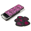 Dunlop I Love Dust Pick Tin - Magenta 6 Picks with Collectable Pick Tin