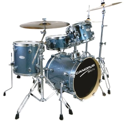Canopus Bro's SK-16 4-Piece Drum Kit - Platinum Ruby image 3