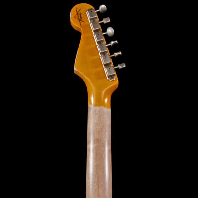 Fender Custom Shop Alley Cat Stratocaster 2.0 Heavy Relic Rosewood Board HSS Vintage Trem Black image 8