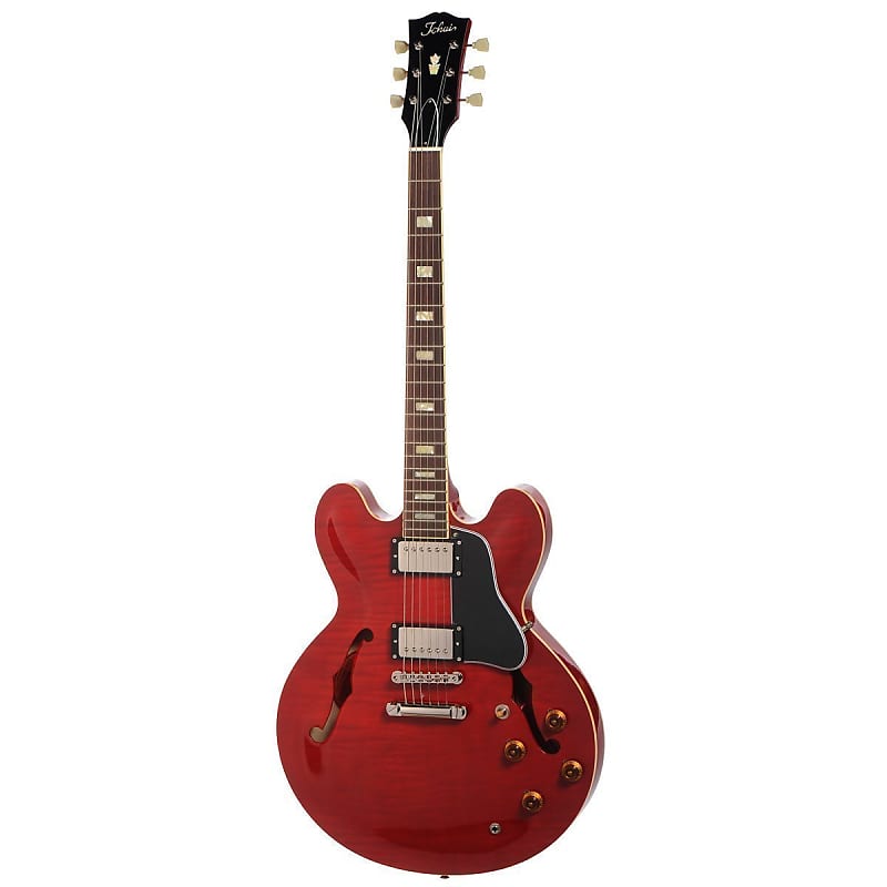 Tokai Vintage Series ES198 SR ES-Style Electric Guitar (See-Through Red)