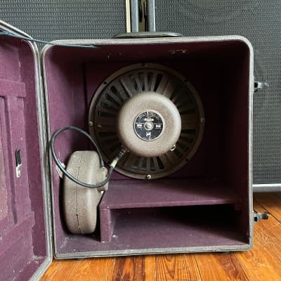 Vintage Bell & Howell Filmosound 1x12” Cab - 15W @ 16 Ohm AlNiCo Jensen Speaker - 1940’s/1950’s Made In USA image 9