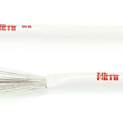Vic Firth WB Jazz Brushes (pair)  Bundle with Zildjian Artist Series Mallet Sticks - Travis Barker image 2