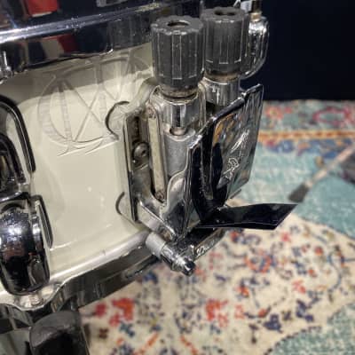 Tama - 14x5.5" Mike Portnoy Signature, Melody Master, Limited Edition Snare Drum 2006 - White image 7