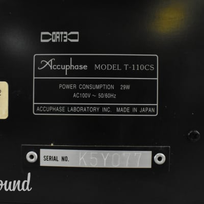 Accuphase T-110CS MMB Digital Tuner in Very Good Condition | Reverb