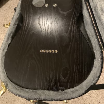 Brown Bear Guitars Customs Tele-style Guitar Black Oil Finish image 11