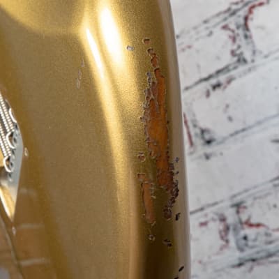 Fender - 2018 American Original 50's Stratocaster Electric Guitar, Aztec Gold - w/OHSC - x3597 - USED image 15