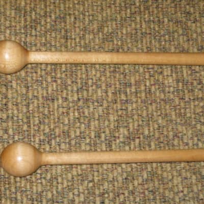 ONE pair new old stock Regal Tip 604SG (Goodman # 4) Timpani Mallets, 1" Wood Ball (includes packaging) image 16