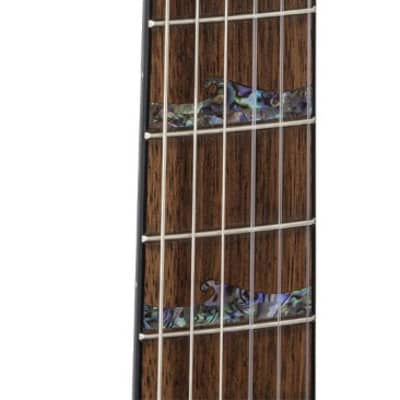 Luna High Tide Grand Concert Cutaway Nylon String Acoustic-Electric Guitar Exotic Mahogany image 6