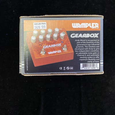Reverb.com listing, price, conditions, and images for wampler-gearbox-andy-wood-signature-overdrive