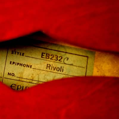 Epiphone EB 232 C Rivoli 1966 Cherry Red. Iconic Bass. Rare. image 7