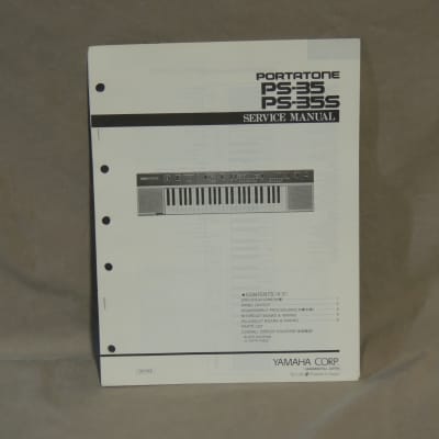 Yamaha Portatone PS-35 / PS-35S Service Manual [Three Wave Music]